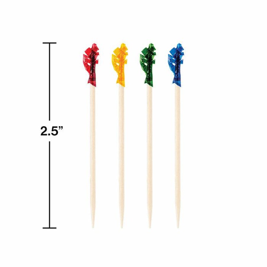 Holidays * | Creative Converting Wooden Picks Frill, 2.5 , 100 Ct New Year'S Eve Party Supplies