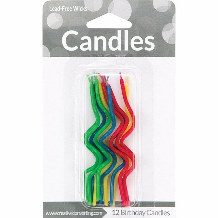 Birthdays * | Creative Converting Assorted Curly Candles, 12 Ct