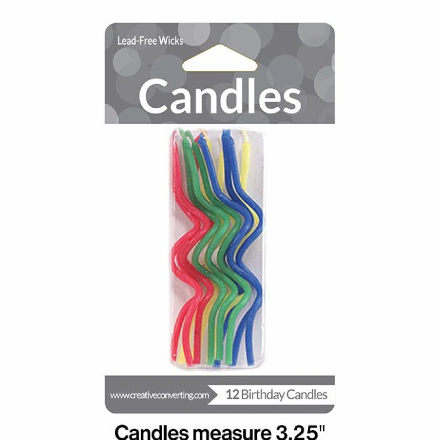 Birthdays * | Creative Converting Assorted Curly Candles, 12 Ct