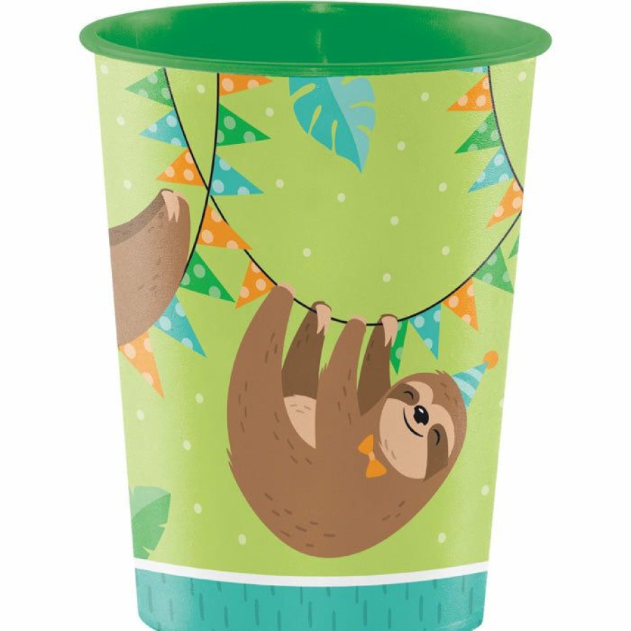 Birthdays * | Creative Converting Kids Birthday Party Themes Sloth Party Plastic Cup