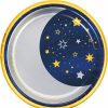 Themed Tableware * | Creative Converting Starry Night Dinner Plate, Moon, Foil 8Ct