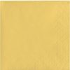 Solid Color Tableware * | Creative Converting Soft Yellow 40Ct 2Ply Beverage Napkin (40/Pkg)