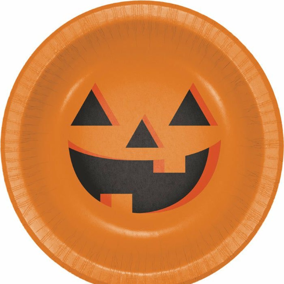 Holidays * | Creative Converting Halloween Party Supplies Halloween Pumpkin 20 Oz. Paper Bowl, 8 Ct