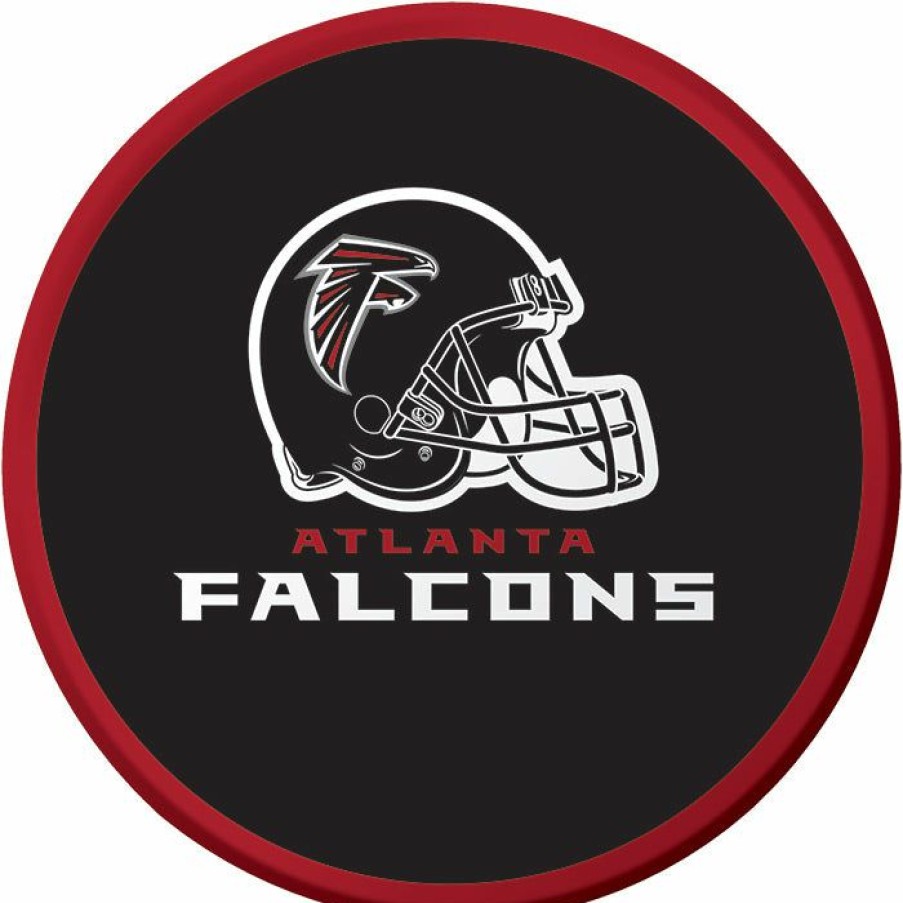 Sports * | Creative Converting Atlanta Falcons Dessert Plates, 8 Ct