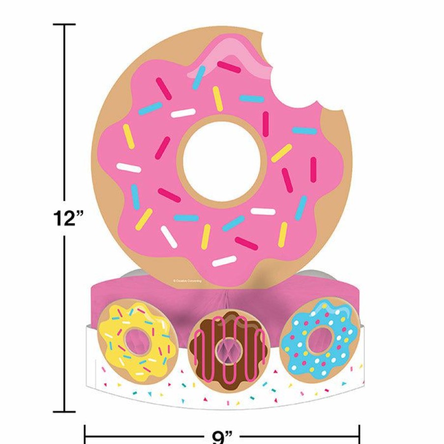 Birthdays * | Creative Converting Donut Time Centerpiece