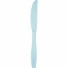 Solid Color Tableware * | Creative Converting Pastel Blue Plastic Knives, 50 Ct