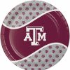 Sports * | Creative Converting Texas A And M University Paper Plates, 8 Ct