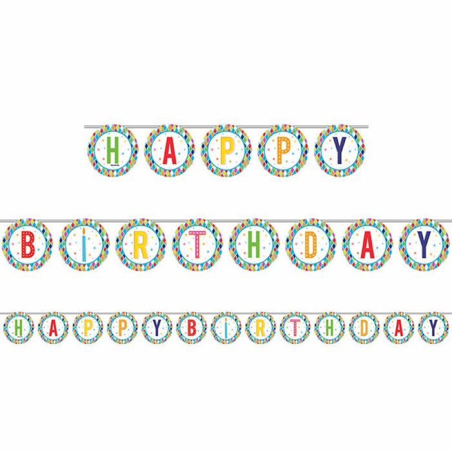 Birthdays * | Creative Converting Bright Birthday Banner