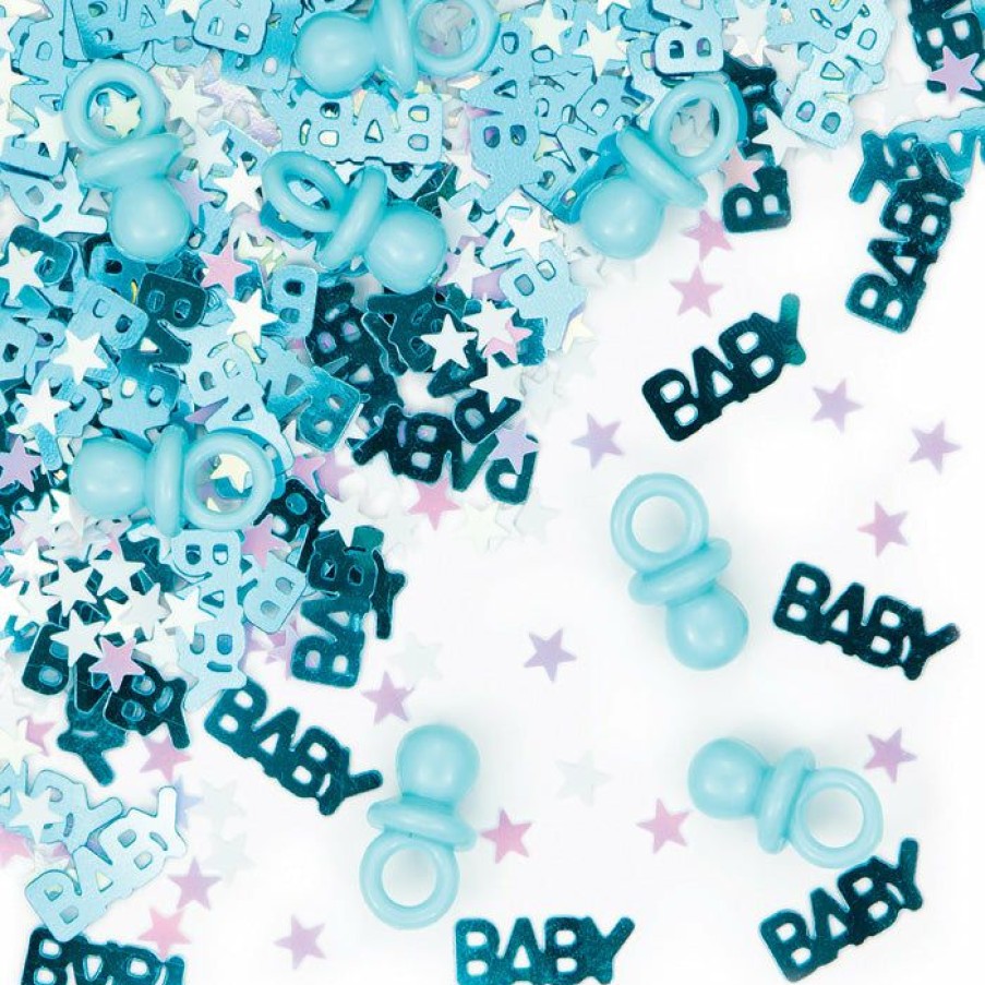 Baby Showers * | Creative Converting Baby Showers It'S A Boy Pacifier Confetti, 0.5 Oz