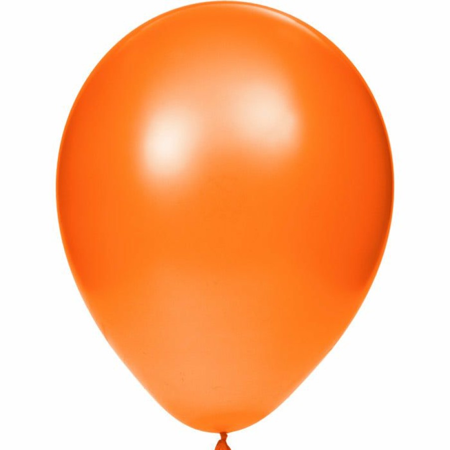 Solid Color Tableware * | Creative Converting Latex Balloons 12 Sk Orange, 15 Ct