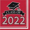 Graduation Party Supplies * | Creative Converting Graduation Party Supplies Classic Red Class Of 2022 Luncheon Napkins,36Ct