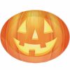 Holidays * | Creative Converting Halloween Plastic Tray, 10 X 14 Oval, Pumpkin Halloween Party Supplies