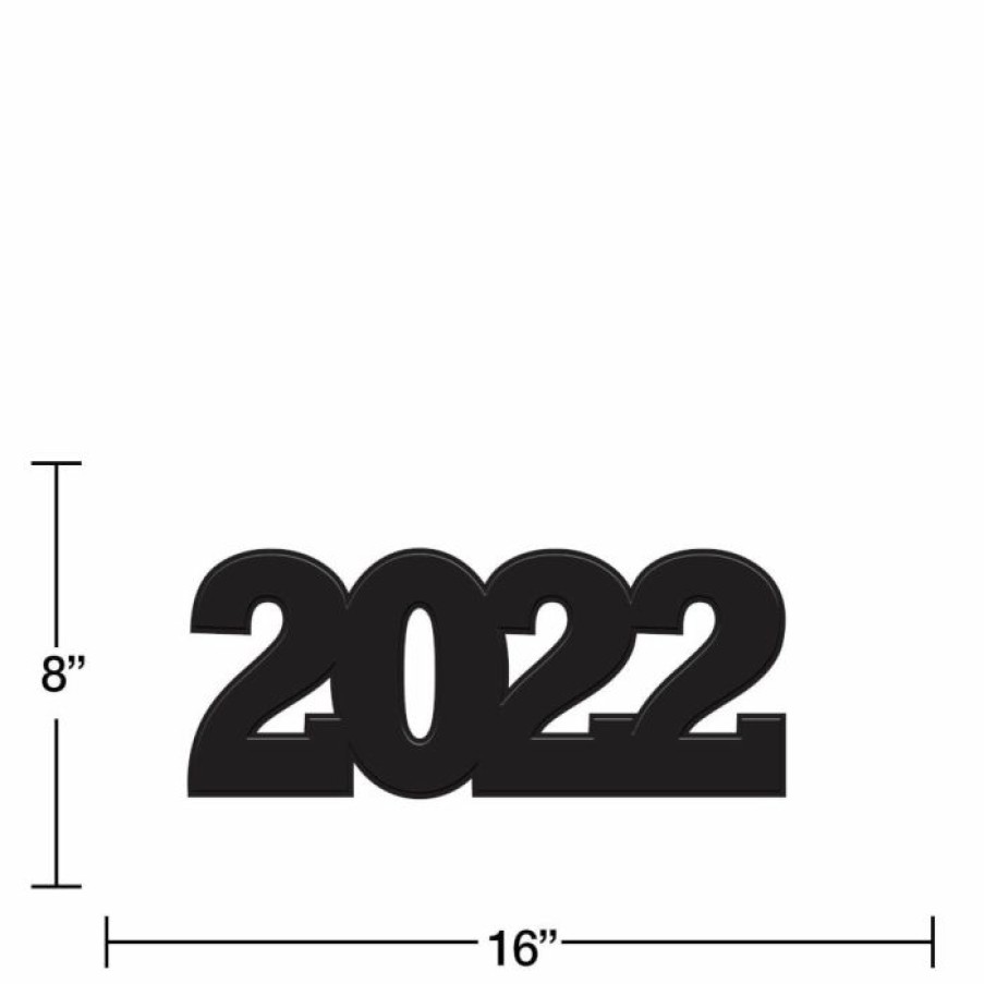 Holidays * | Creative Converting 2022 Embossed Cutout New Year'S Eve Party Supplies