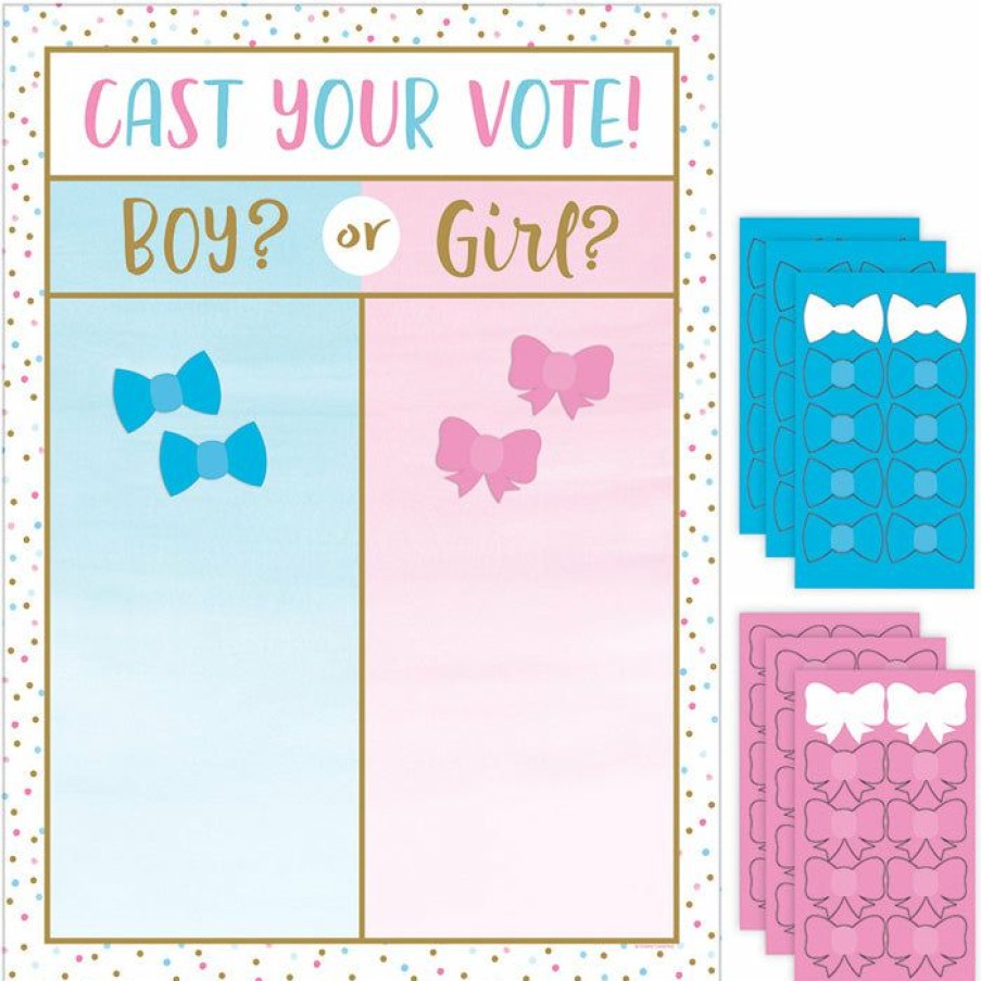 Baby Showers * | Creative Converting Baby Showers Gender Reveal Balloons Party Game