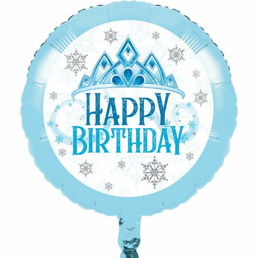 Birthdays * | Creative Converting Snow Princess Mylar Balloons