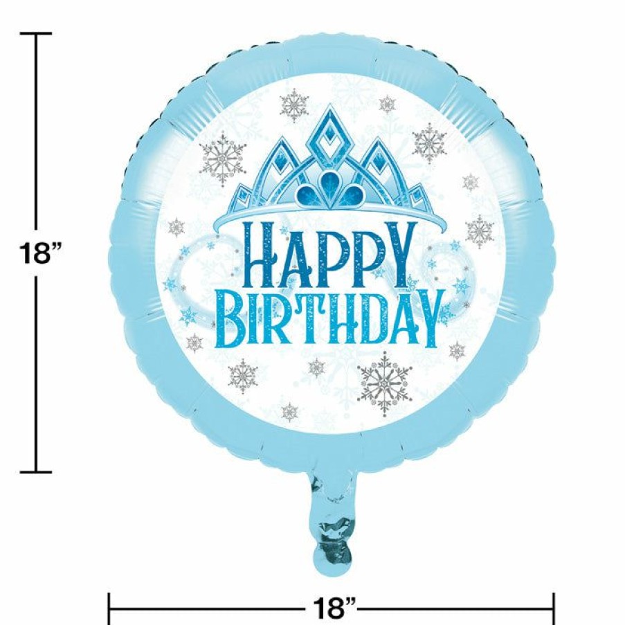 Birthdays * | Creative Converting Snow Princess Mylar Balloons