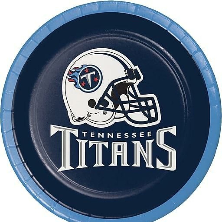 Sports * | Creative Converting Tennessee Titans Dessert Plates, 8 Ct