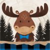 Themed Tableware * | Creative Converting Moose Blue Buffalo Plaid Luncheon Napkin (16/Pkg) Themed Tableware