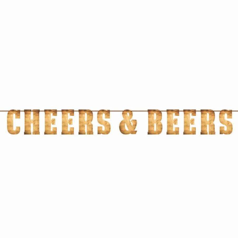 Birthdays * | Creative Converting Cheers And Beers Letter Banner