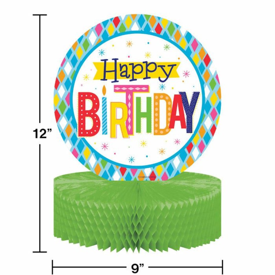 Birthdays * | Creative Converting Bright Birthday Centerpiece