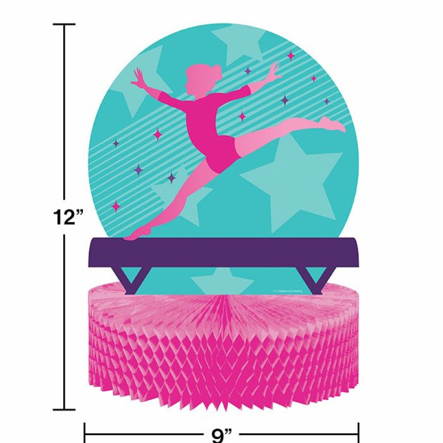 Birthdays * | Creative Converting Gymnastics Party Centerpiece Hc Shaped