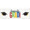 Graduation Party Supplies * | Creative Converting Colorful Grad Giant Party Banner (1/Pkg) Graduation Party Supplies