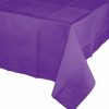 Solid Color Tableware * | Creative Converting Solid Color Tableware Amethyst Tablecover 54 X 108 Polylined Tissue