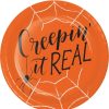 Holidays * | Creative Converting Creepin It Real Halloween Dessert Plates 96 Per Case