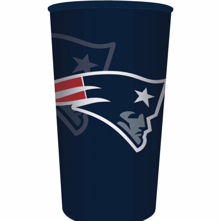 Sports * | Creative Converting New England Patriots Plastic Cup, 22 Oz