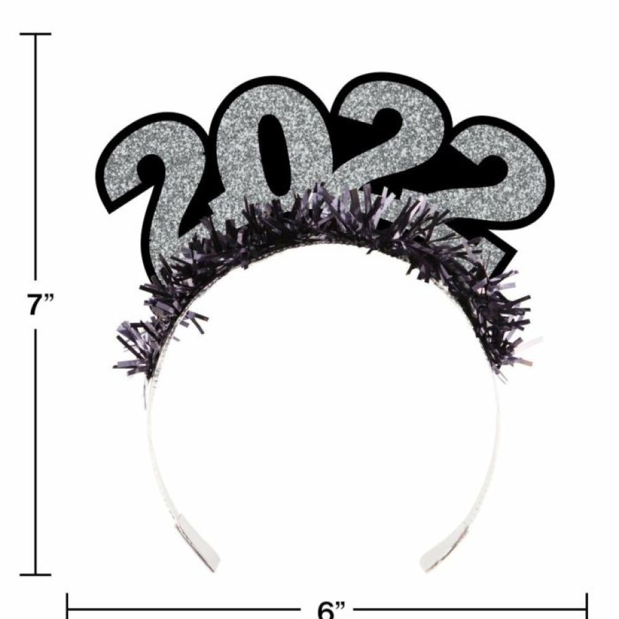 Holidays * | Creative Converting 2022 Tiara, 6 Ct New Year'S Eve Party Supplies