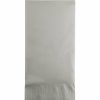 Solid Color Tableware * | Creative Converting Shimmering Silver Guest Towel, 3 Ply, 16 Ct