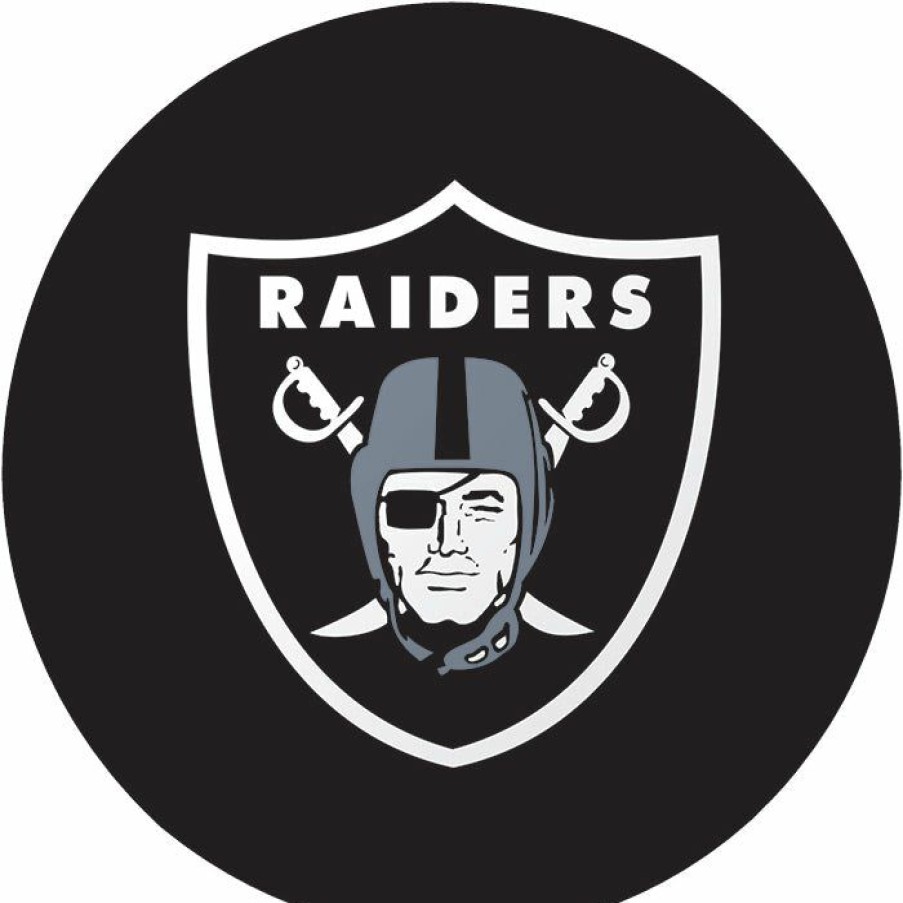 Sports * | Creative Converting Las Vegas Raiders Paper Plates, 8 Ct