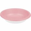 Solid Color Tableware * | Creative Converting Classic Pink Paper Bowls 20 Oz., 20 Ct Solid Color Tableware