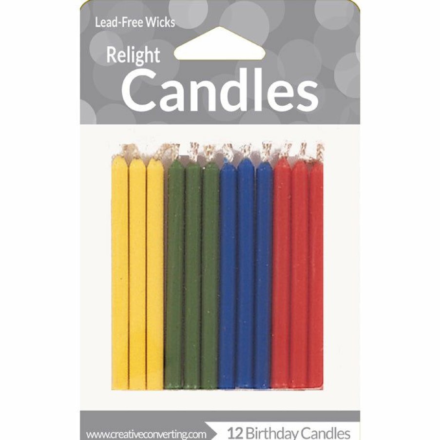 Birthdays * | Creative Converting Magic Relight Candles, 12 Ct