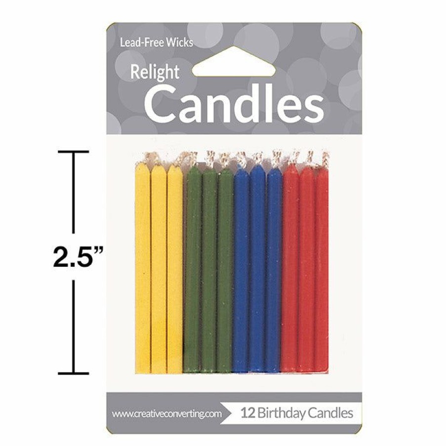 Birthdays * | Creative Converting Magic Relight Candles, 12 Ct