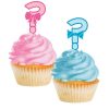 Baby Showers * | Creative Converting Baby Showers Bow Or Bowtie? Cupcake Topper (144/Case)