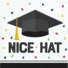 Graduation Party Supplies * | Creative Converting Graduation Fun Beverage Napkin, Nice Hat (16/Pkg) Graduation Party Supplies