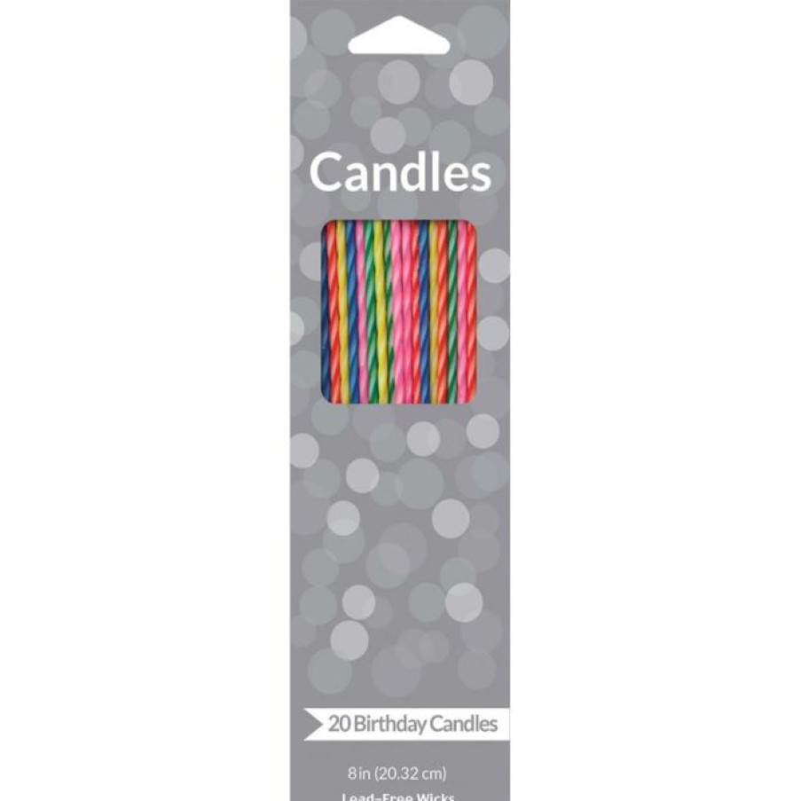 Birthdays * | Creative Converting Party Candle Two Tone, 8 , 20 Ct