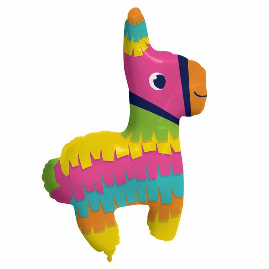 Holidays * | Creative Converting Cinco De Mayo And Fiesta Party Decorations Fiesta Fun Metallic Balloon Pinata Shaped, 33 X 25