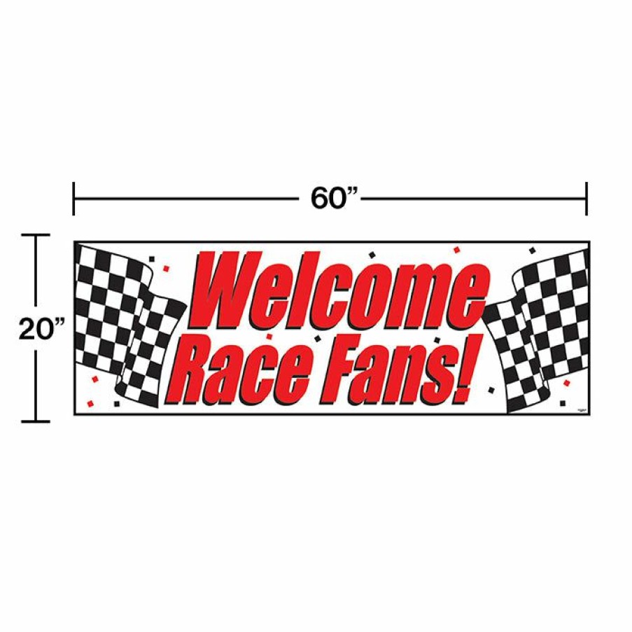 Sports * | Creative Converting Racing Giant Party Banner