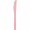 Solid Color Tableware * | Creative Converting Solid Color Tableware Classic Pink Plastic Knives, 24 Ct