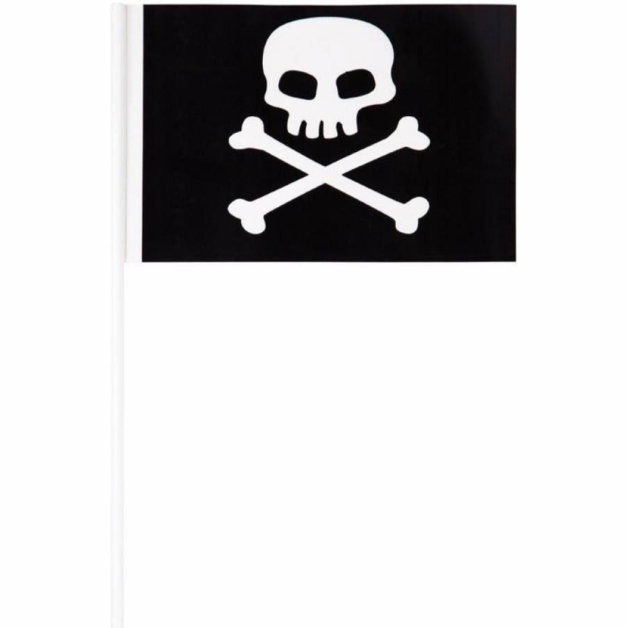 Birthdays * | Creative Converting Kids Birthday Party Themes Plastic Pirate Flag Banner, 8 Ct