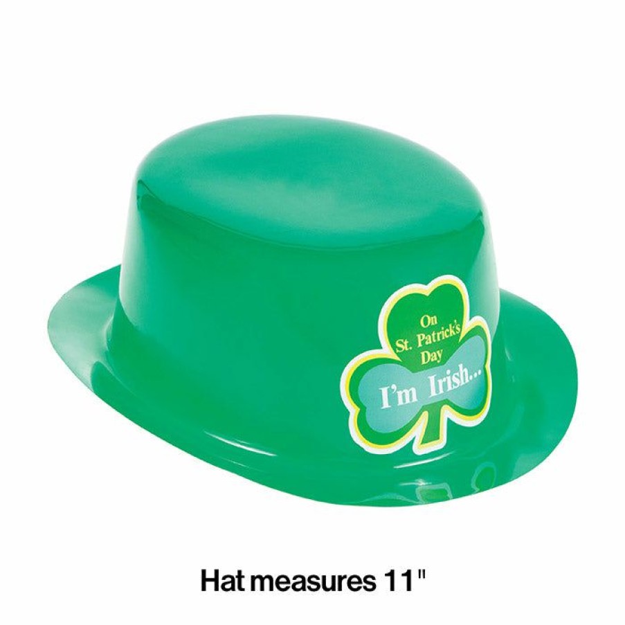 Holidays * | Creative Converting St. Patrick'S Day Party Decorations St. Patrick'S Day Derby Hat