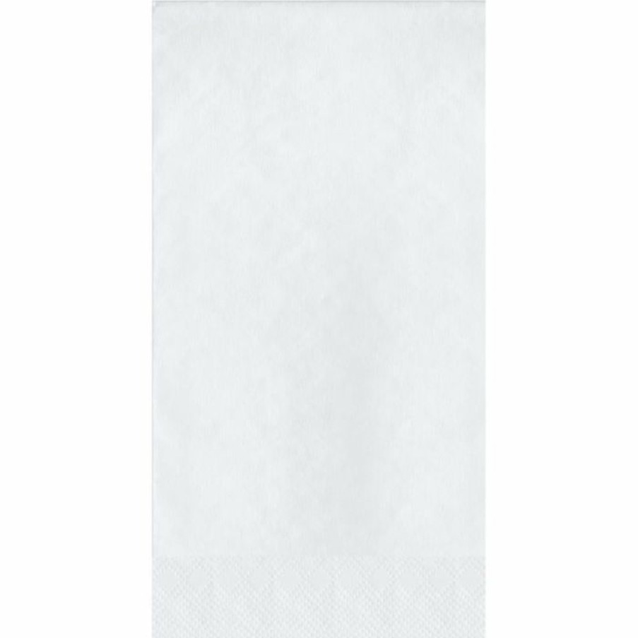 Solid Color Tableware * | Creative Converting White 40Ct 2Ply Dinner Napkin (40/Pkg) Solid Color Tableware