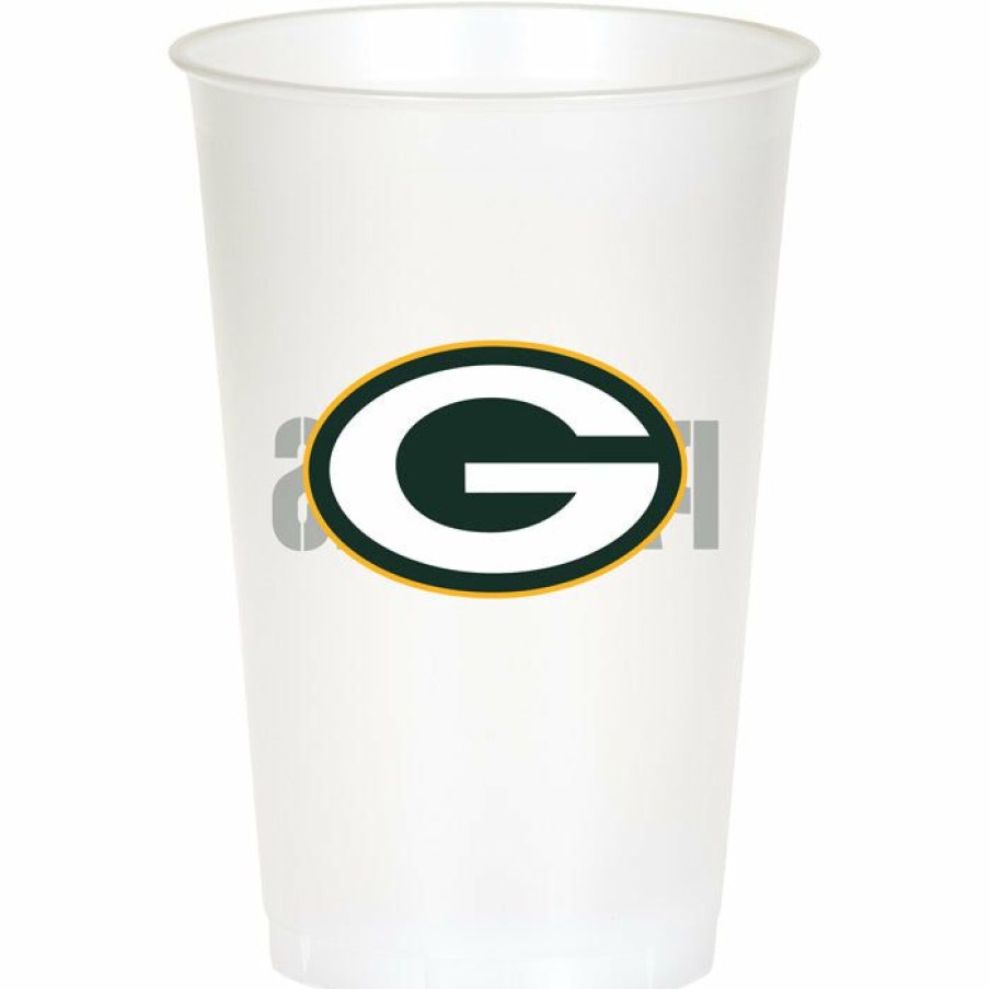 Sports * | Creative Converting Nfl And Football Party Supplies Green Bay Packers Plastic Cup, 20Oz, 8 Ct