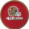 Sports * | Creative Converting San Francisco 49Ers Dessert Plates, 8 Ct