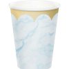 Baby Showers * | Creative Converting Baby Showers Blue Marble Paper Cups, 8 Ct