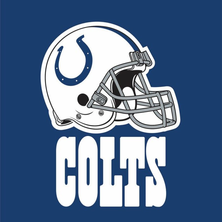 Sports * | Creative Converting Indianapolis Colts Napkins, 16 Ct