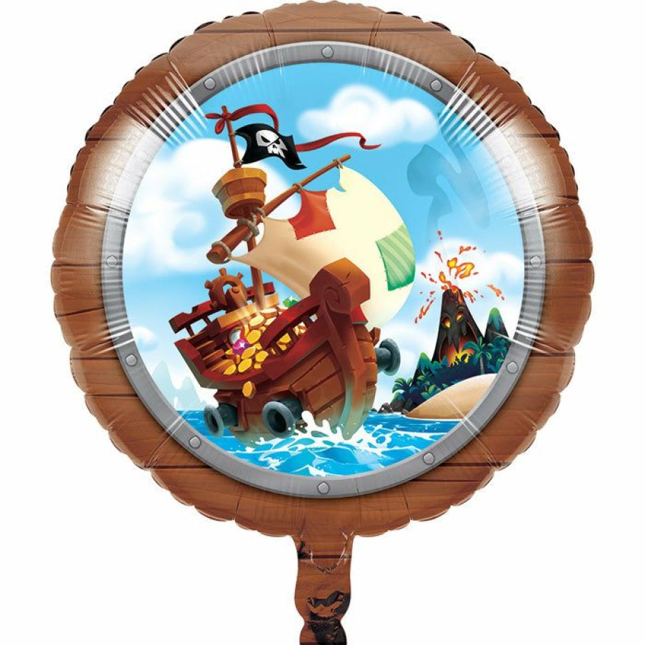 Birthdays * | Creative Converting Pirate Treasure Metallic Balloon 18