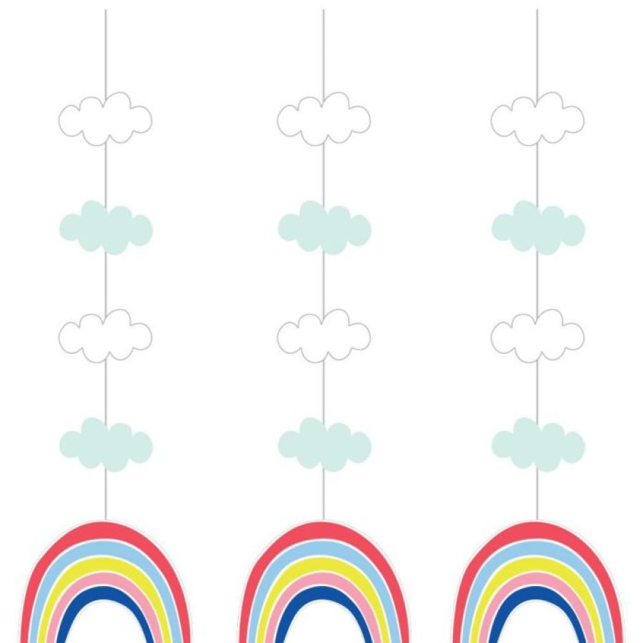 Birthdays * | Creative Converting Over The Rainbow Hanging Cutouts (36/Case)